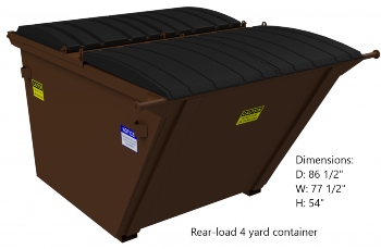 4 yard dumpster